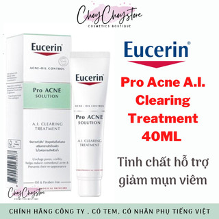   TEM CTY  EUCERIN Pro Acne A.I Clearing Treatment 40ML - Tinh chất hỗ trợ giảm mụn viêm 