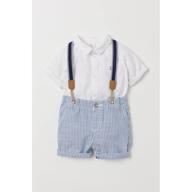STD418 SET SƠ MI YẾM HM Đẹp độc hiếm có ạ Set bộ công tử Hm đẹp nhất mùa hè 2022 các mẹ ơi. Hàng tuyển chọn cực xinh i