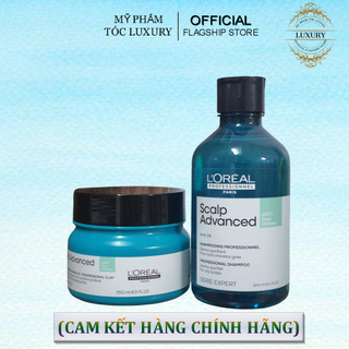 Dầu gội xả dành cho da đầu nhờn Scalp Advanced Anti Gras Oiliness Loreal Professionnel 300ml