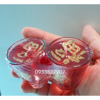 Đèn cầy ly rượu bầu hộp 12ly .hỏa tốc hcm.