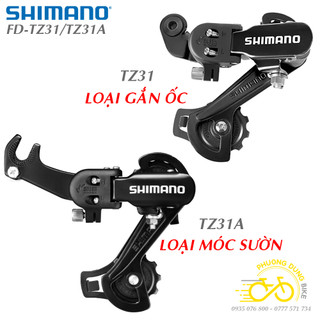 Củ cùi đề sau xe đạp SHIMANO RD TZ31 TZ31A  5/6/7 Speed - Hàng chính Hãng