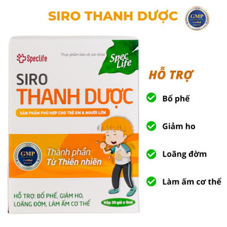 Siro Bổ Phế, Giảm Ho Thanh Dược Speclife