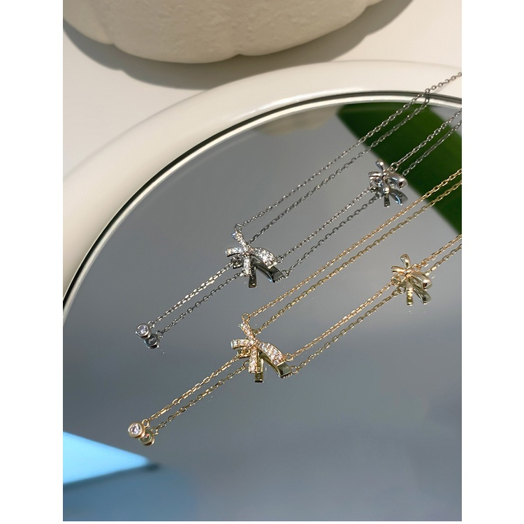 Dây chuyền bạc nữ CDE Butterfly Diamond Necklace Silver CDE6039SV - Dây chuyền nữ cao cấp