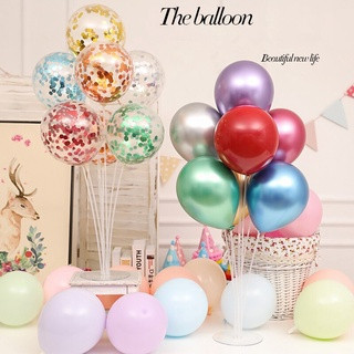 Trụ bong bóng 7 thanh trang trí sinh nhật - trụ 7 nhánh cắm bóng để bàn tiệc cao 70cm