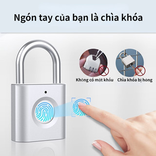 khóa vân tay ổ khoá chống trộm smart lock ổ khóa mini Thích hợp Vali Cửa Khóa Không cần chìa khóa