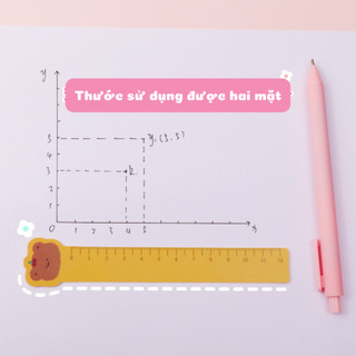 Thước nhựa dẻo 2 mặt CuteMe