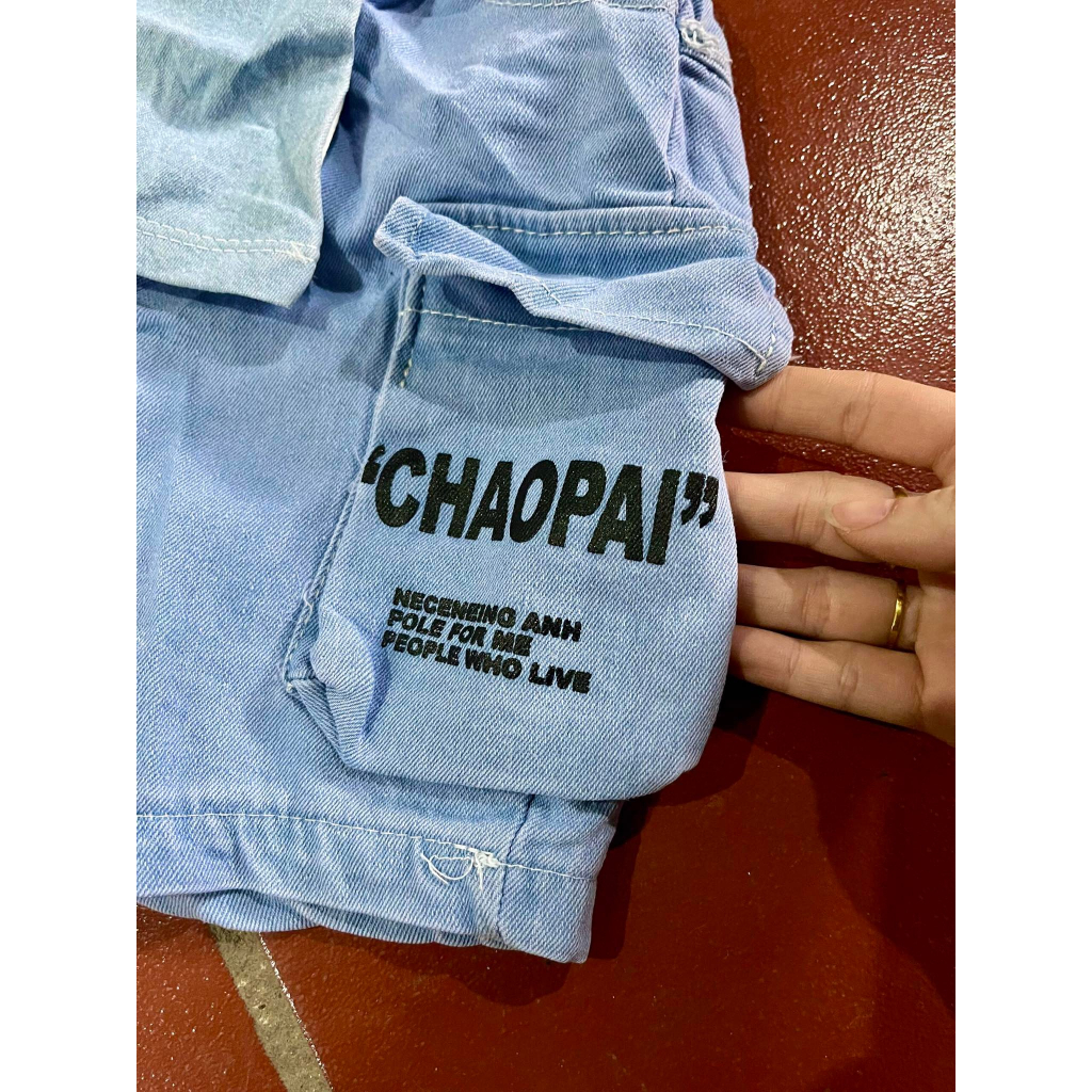 Bộ phối jeans QUẦN TÚI HỘP cực chất cho bé trai - BPJ