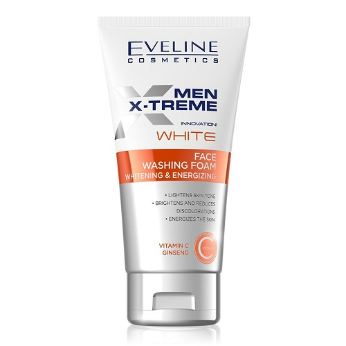 [Tặng sữa tắm nam 400ml] Sữa rửa mặt trắng da dành cho nam Eveline Men X-treme 150ML