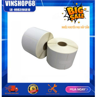 Decal in tem pvc 57x95mm, cuộn dài 50m