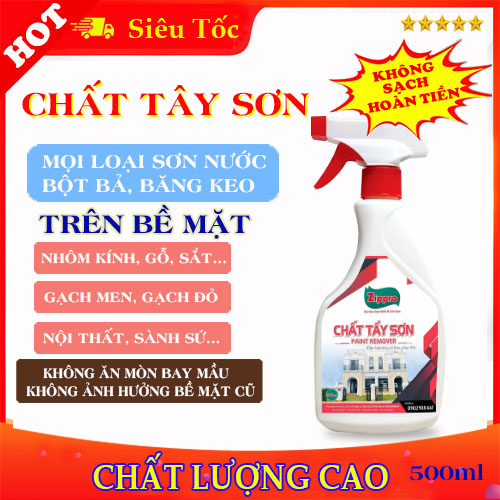 CHẤT TẨY SƠN, BĂNG KEO, BỘT BẢ, SƠN NƯỚC, SƠN TƯỜNG,CHẤT TẨY SƠN. ZIPPRO 500ml & 350ml, LÀM SẠCH NHANH, HIỆU QUẢ CAO
