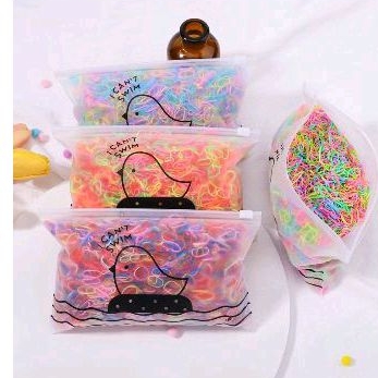 Set 1000 dây thun cột tóc cho bé nhiều màu