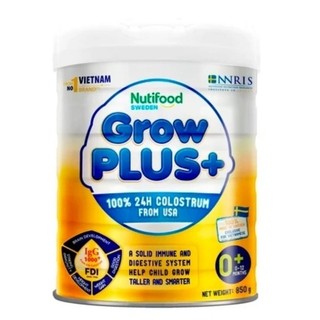 Sữa nutifood growplus+ vàng cho bé 0-12 tháng 850g