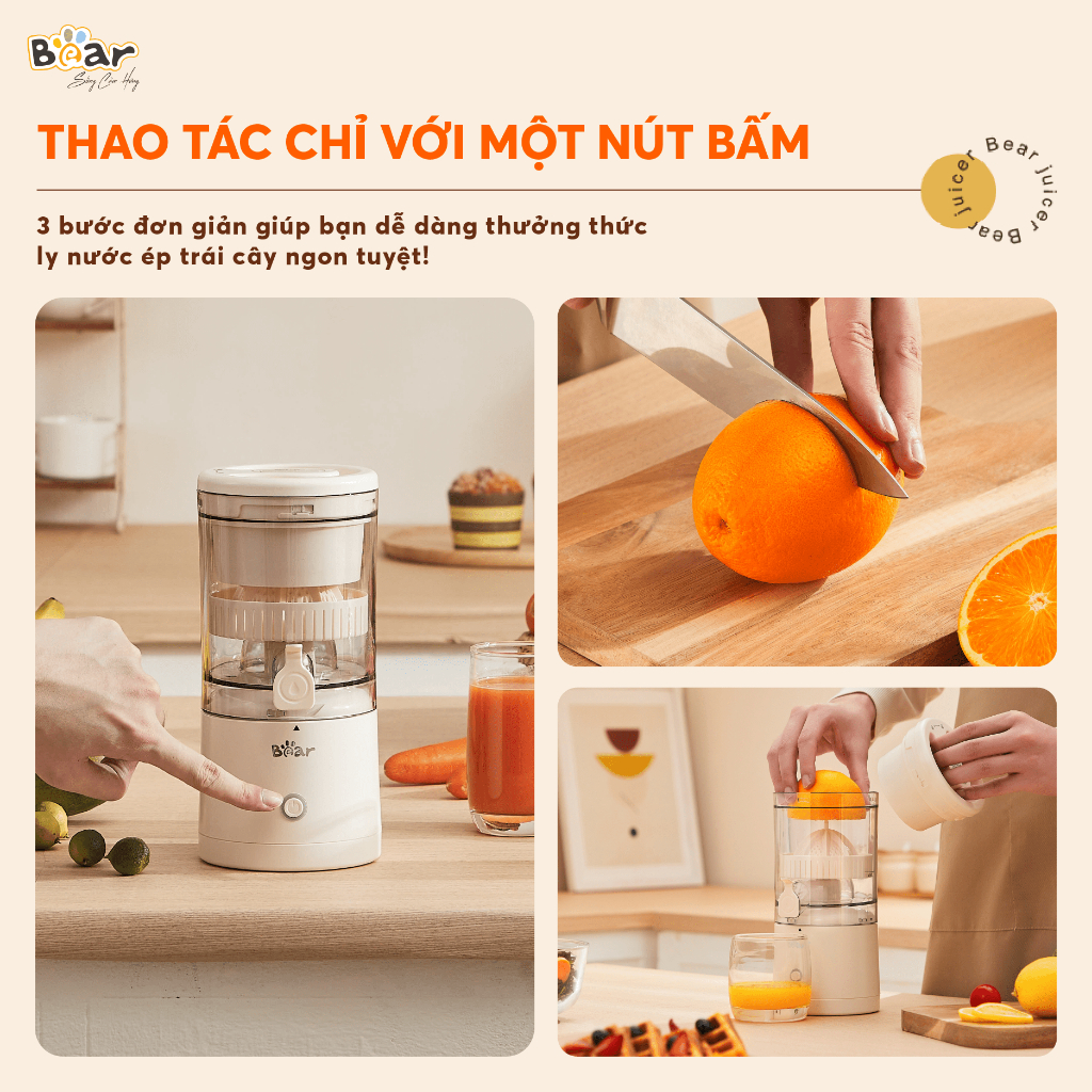 Máy vắt cam Bear Model ZZJ-F45A5