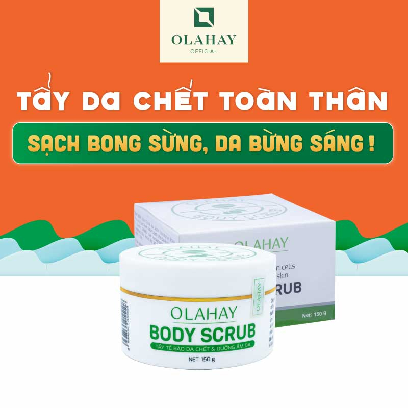 Tẩy tế bào chết hương ca cao Olahay Body Scrub