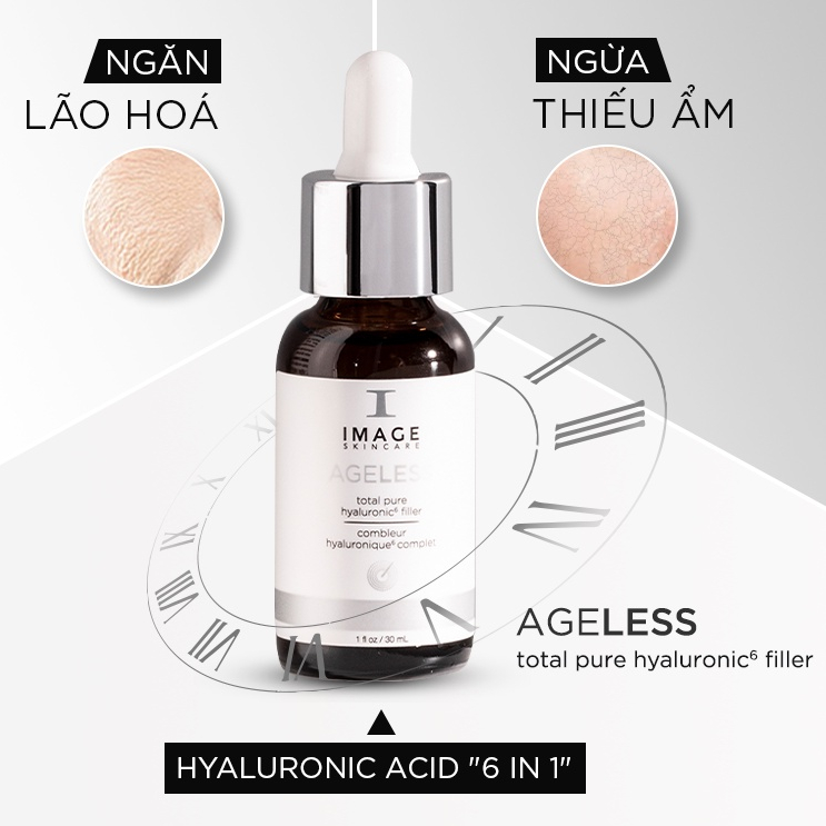 Tinh chất cấp nước 6 loại Hyaluronic Image Skincare Ageless Total Pure Hyaluronic Filler 30ml - AJA'S SKINLAB