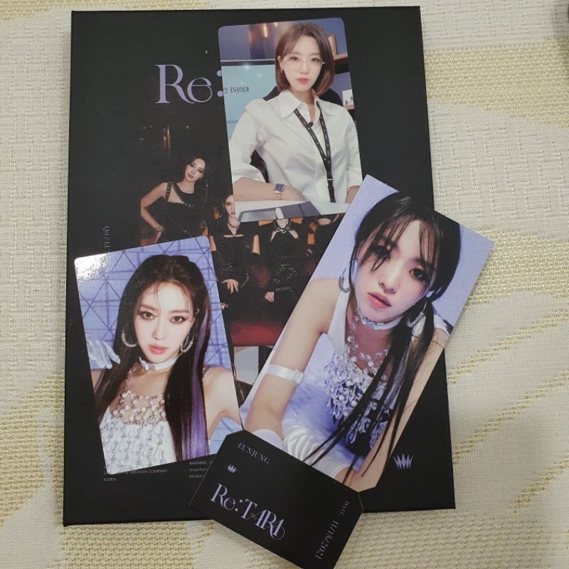 Album Re:T-ara card + booklet Eunjung đã tháo seal