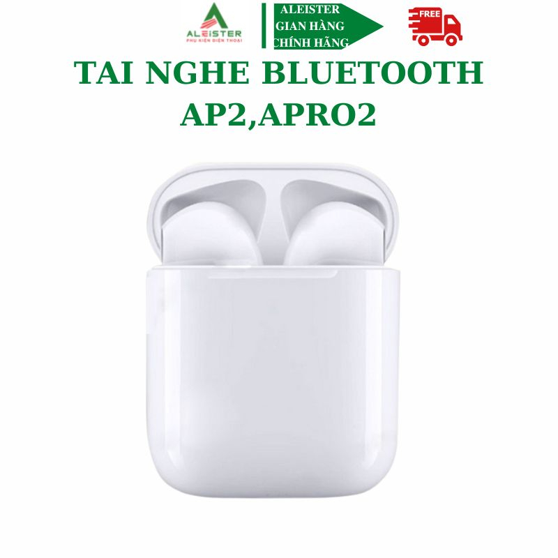 Tai nghe Bluetooth AP2 cao cấp định vị đổi tên tai nghe không dây tự động kết nối,dùng cho mọi dòng điện thoại