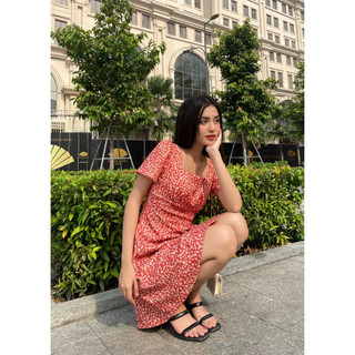 OLV - Đầm Laney Square Neck Dress