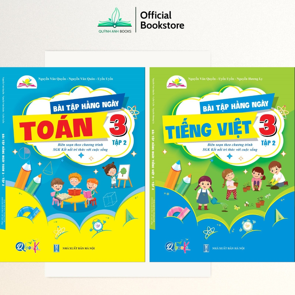 Sách - Combo Bài Tập Hàng Ngày Toán Và Tiếng Việt Lớp 3 Bộ Kết Nối Tri Thức Với Cuộc Sống Tập 2