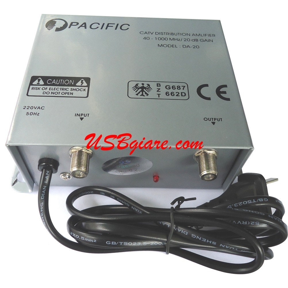 BỘ KHUYẾCH ĐẠI TRUYỀN HÌNH CÁP PACIFIC DA20