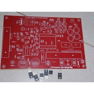 4 Pcb nguồn xung 1500w, có rơle bảo vệ loa, tặng kèm 8 sò và 16 diode công suất xung.