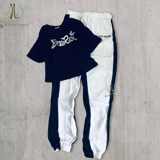 Set quần joger kèm áo croptop
