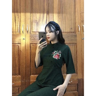 đồ bộ đi chùa# cổ tàu lụa cao cấp