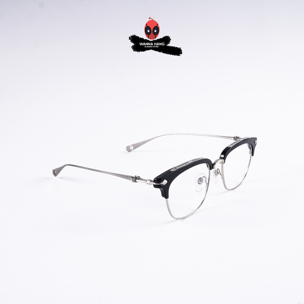 Gọng kính nam nữ đẹp kim loại Chrome Hearts Sluntrapiction cao cấp Wanna Hang WHCH24