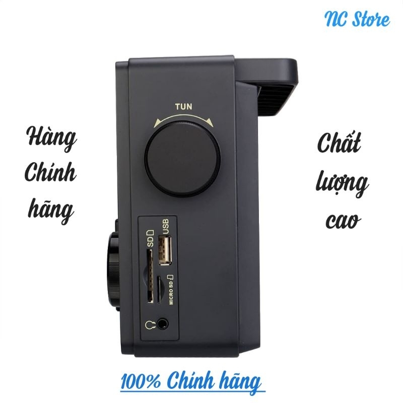 Đài chính hãng Retekess Tr618 Nghe nhạc Mp3, Nghe đài, hỗ trợ thẻ nhớ SD USB...
