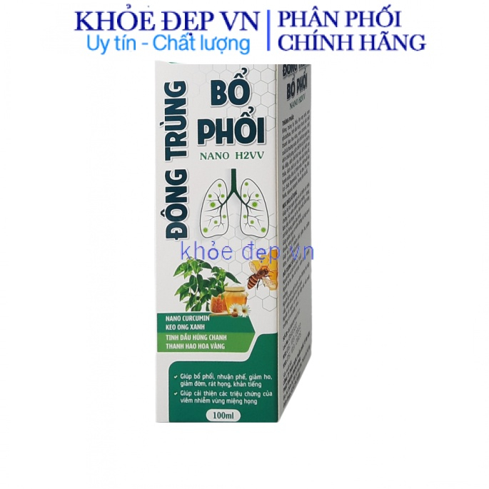 Xịt Đông trùng bổ phổi- lọ 10ml