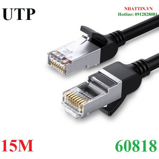 Cáp mạng cat6 utp đúc sẵn dài 15m 24awg 250mhz ugreen 60818 cao cấp