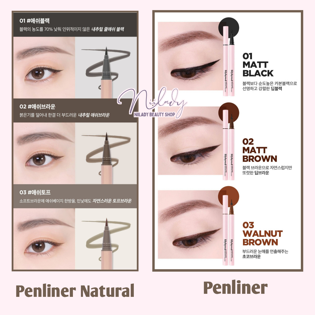 Kẻ mắt nước Lilybyred AM9 TO PM9 Survival Penliner