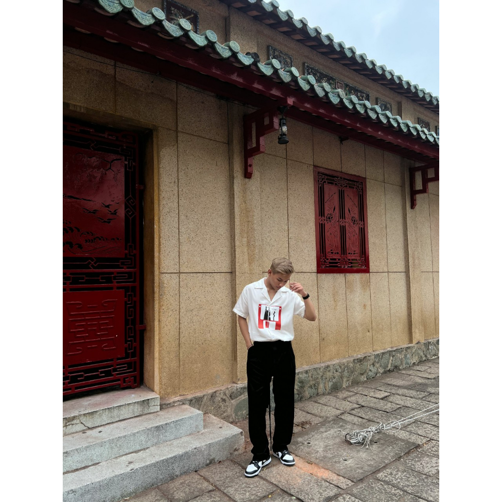 ÁO SƠ MI TAY NGẮN CAT SHIRT - MÙA TẾT