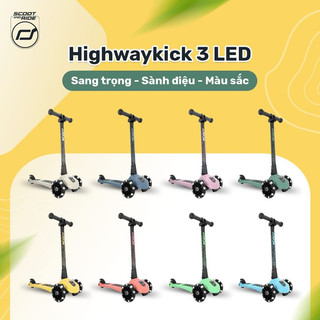(CHÍNH HÃNG) SCOOT AND RIDE - Highwaykick 3 LED cho bé 3-6 tuổi & Highwaykick 1 cho bé 1-5 tuổi
