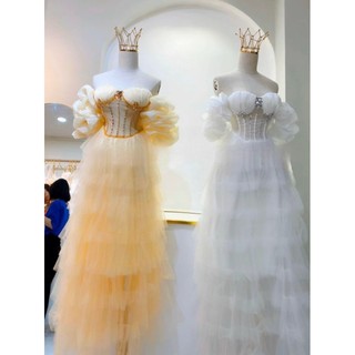 ✨ Đầm maxi bèo tay đính đá✨ HÌNH THẬT