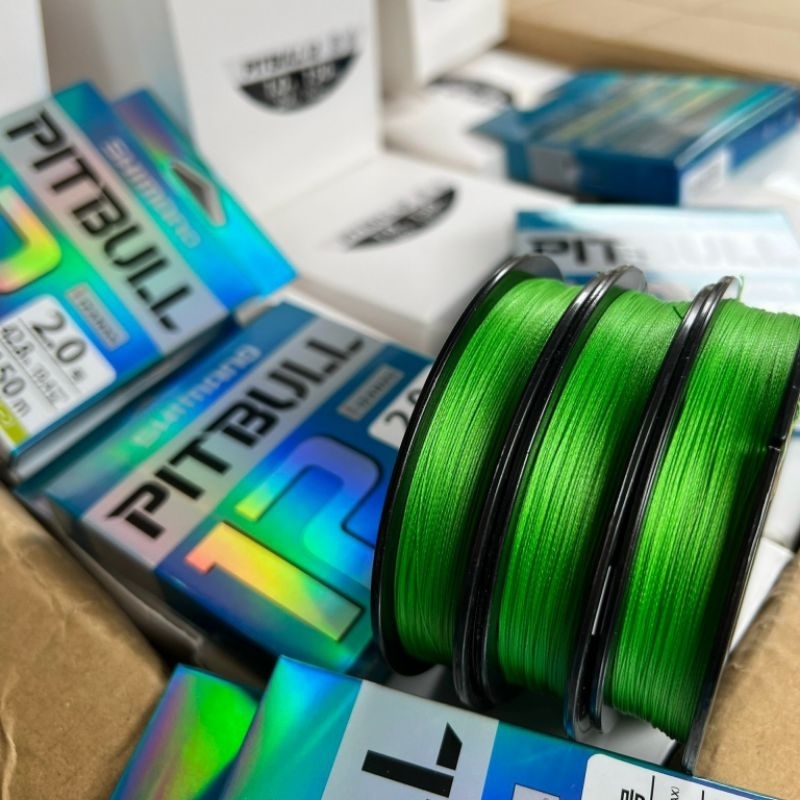 Dây câu cá dù câu Pitbull x12  chính hãng