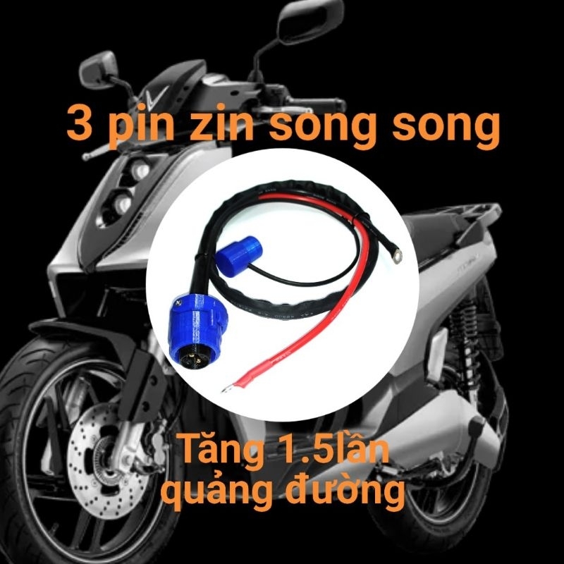 Phụ kiện 3 pin song song cho Vinfast Theon