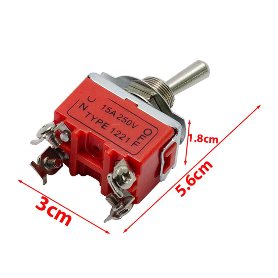 Công tắc gạt on off 2 chân, 4 chân , 6 chân - TBD90