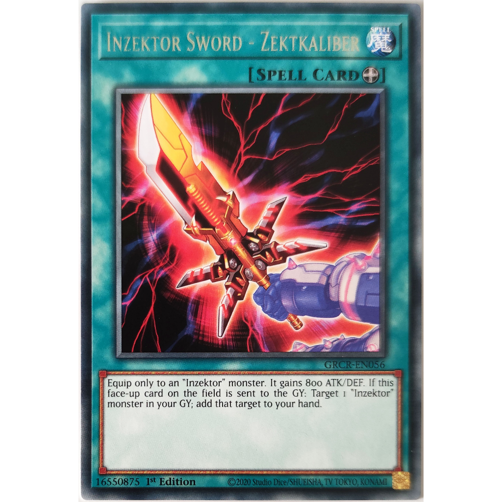 [Thẻ Yugioh] Inzektor Sword - Zektkaliber |EN| Rare