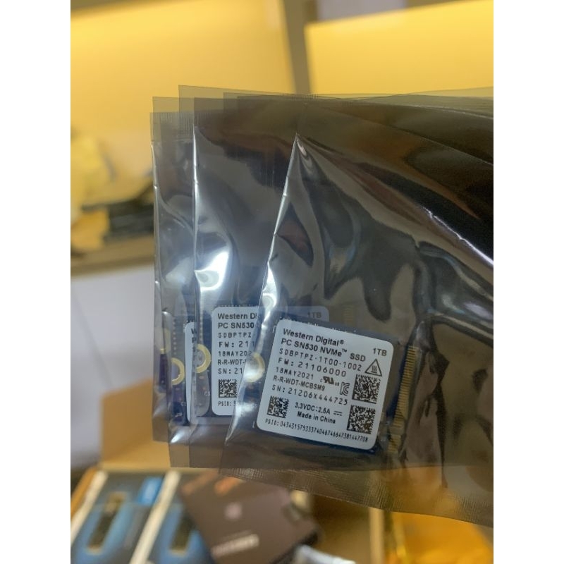 Ổ cứng SSD WD SN530 256GB 512GB 1TB - M2-PCIe NVMe 2230 - bảo hành 3 năm