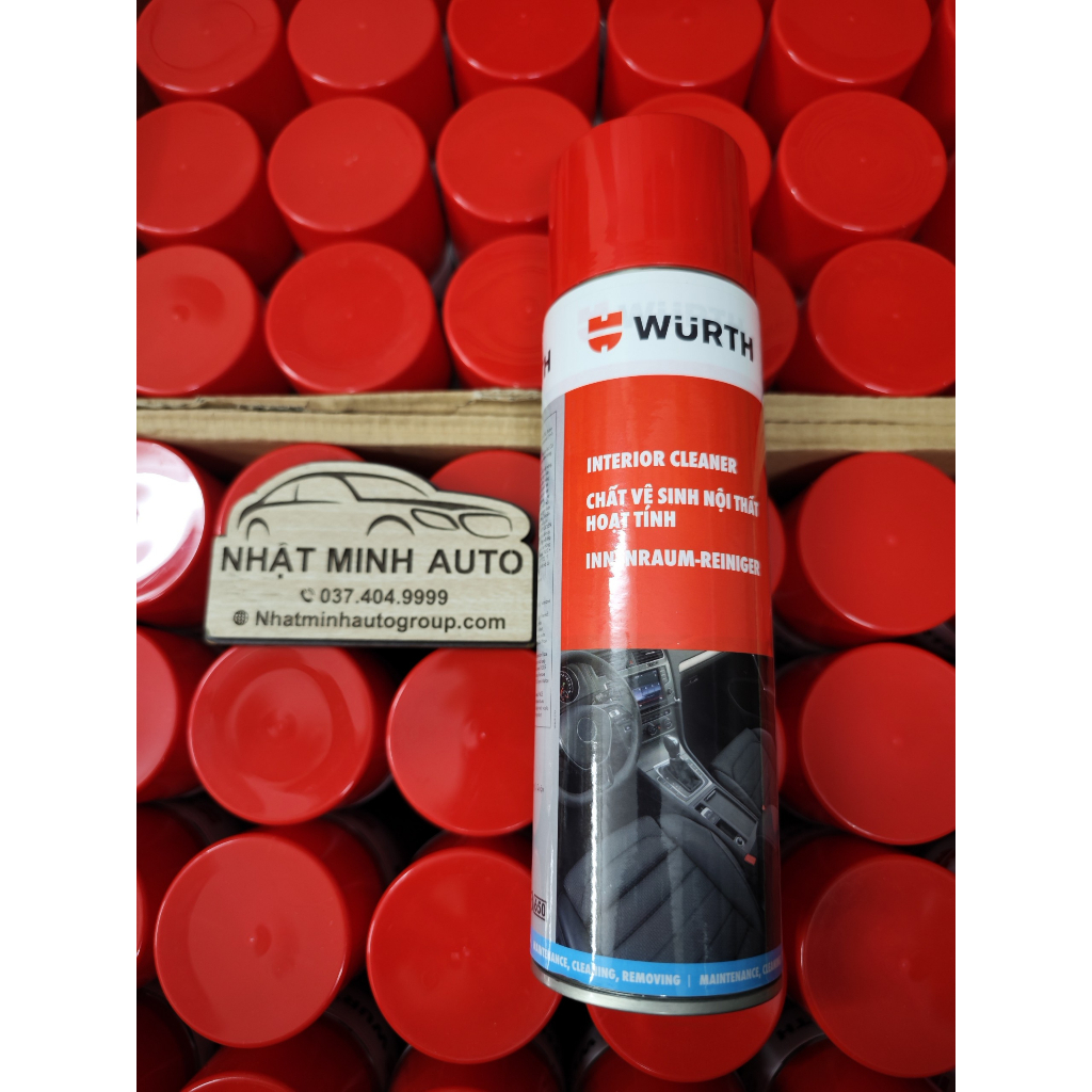 VỆ SINH NỘI THẤT HOẠT TÍNH WURTH 500ML