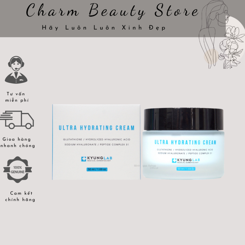 Kem Dưỡng Ẩm Phục Hồi Đa Tầng Cho Mọi Loại Da Kyung Lab Ultra Hydrating Cream 50ml