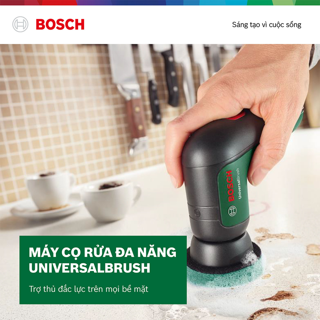 Máy cọ rửa vệ sinh đa năng dùng pin Bosch 06033E0050