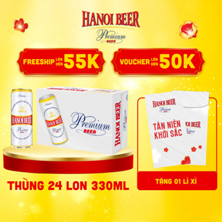 Mã BMLT35 giảm đến 35K đơn 99K HỎA TỐC HÀ NỘI - Thùng 24 lon Bia Hanoi