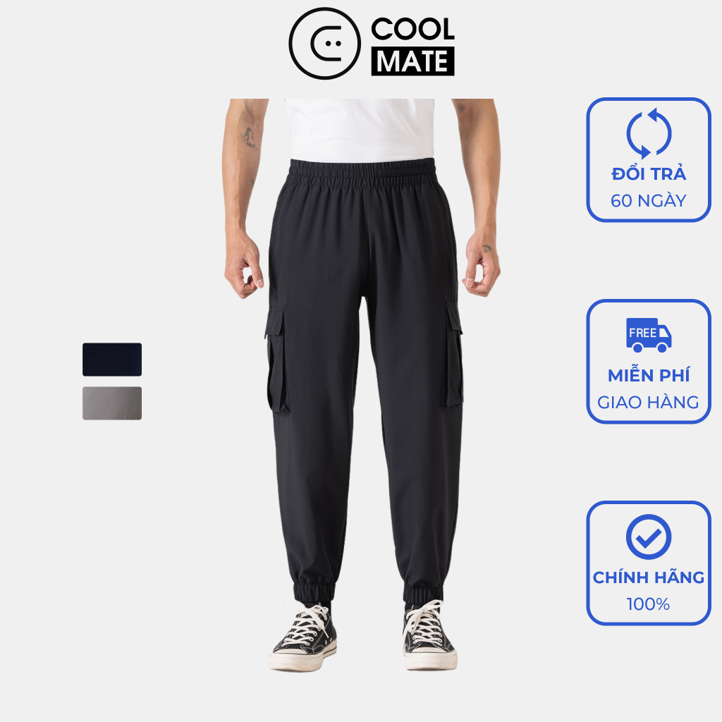 Quần jogger nam túi hộp cargo outdoor - thương hiệu Coolmate