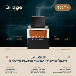 Mẫu thử nước hoa LAL I  QUE ENCRE NOIRE A L'EXTREME EDP
