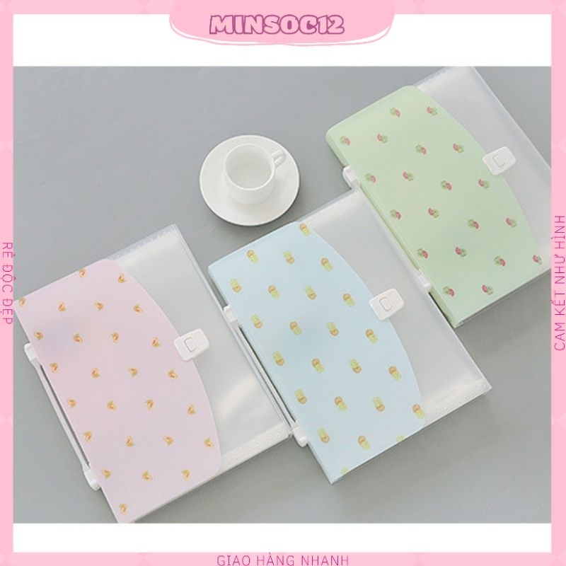 Cặp đựng sách vở học thêm tài liệu hình dễ thương nhiều ngăn chống nước mẫu mới Túi học sinh