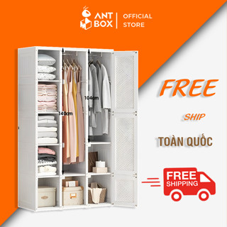 Tủ Nhựa Đựng Quần Áo, Tủ Đựng Đồ Gấp Gọn Antbox Bảo Hành 2 Năm W15D11H2