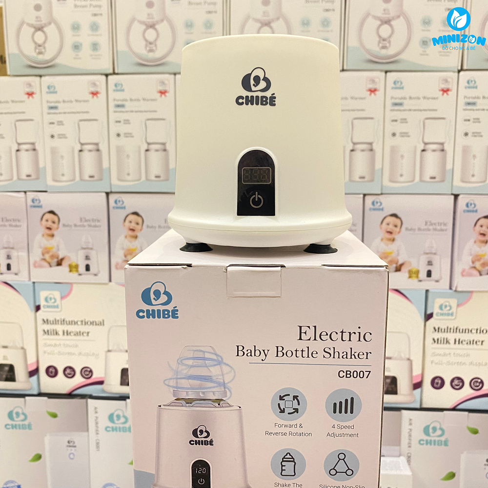 Máy lắc bình sữa ChiBé CB007 quay 360 độ dùng được mọi bình sữa