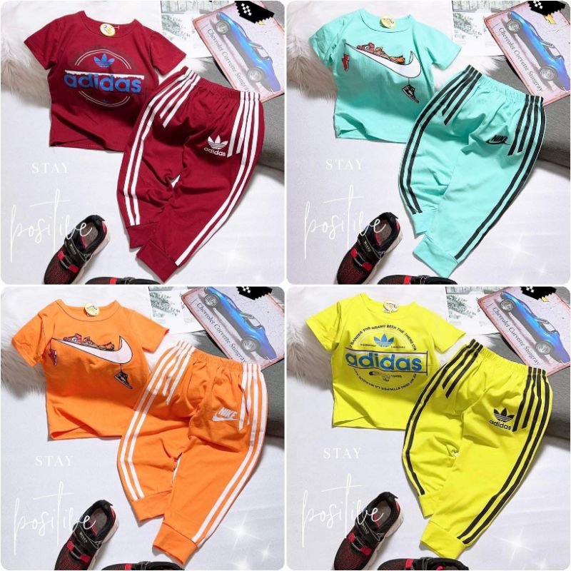 (7-22kg) Bộ thể thao tay ngắn quần dài cho bé thun cotton 4 chiều